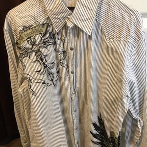 Men’s Roar button down shirt